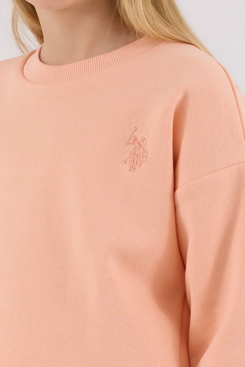 U.S. Polo Assn. U.S. Polo Assn Girls Salmon Tracksuit Set