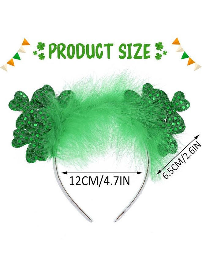 Light Up St Patrick'S Day Headband Led Shamrock Headband Green Feather Cat Ears Head Band St Patrick'S Day Costume Headwear Hair Accessories For Women - pzsku/ZDC36A5F5EE9185861102Z/45/_/1718614277/f8955077-0391-47ee-94e6-dd46bacff3ca