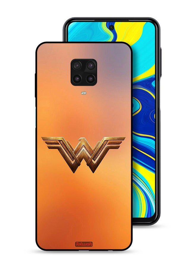 Tolwak Xiaomi Redmi Note 9 Pro Protective Case Cover Wonder Women Logo - Image 1
