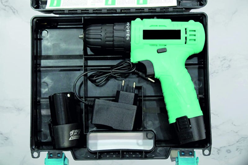 MAHA CLASSIC 10 mm Keyless Chuck 12V Cordless DrillScrewdriver with 2 Batteries LED Torch Variable Speed and Torque Setting With PH Bit set WLSGN_102 - Image 3