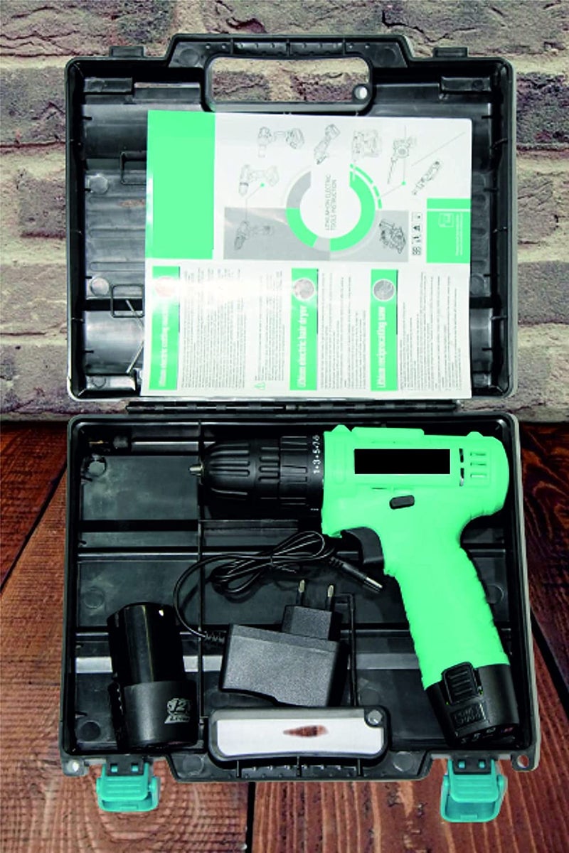 MAHA CLASSIC 10 mm Keyless Chuck 12V Cordless DrillScrewdriver with 2 Batteries LED Torch Variable Speed and Torque Setting With PH Bit set WLSGN_102 - Image 2