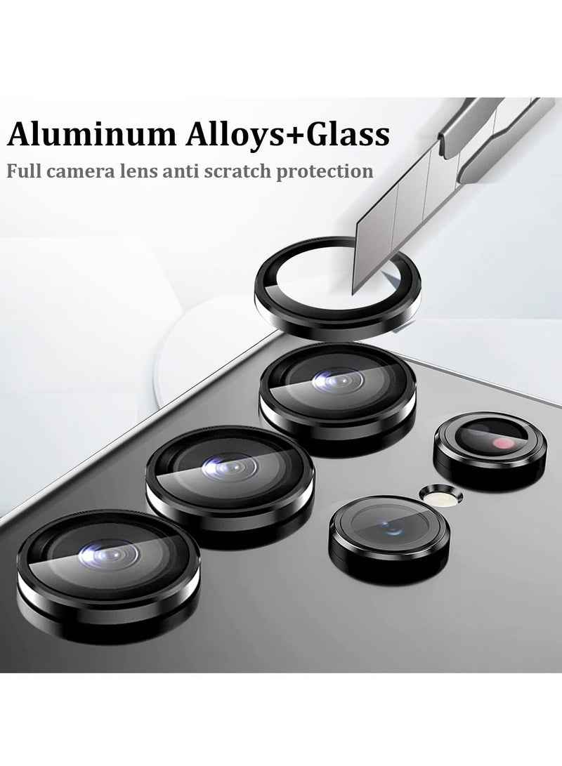 Phone Planet Camera Lens Tempered Glass Protector for Galaxy S22 Ultra, Aviation Aluminum Alloys Protection Cap Scratch Resistant Protector, Compatible with Galaxy S22 Ultra - Image 5