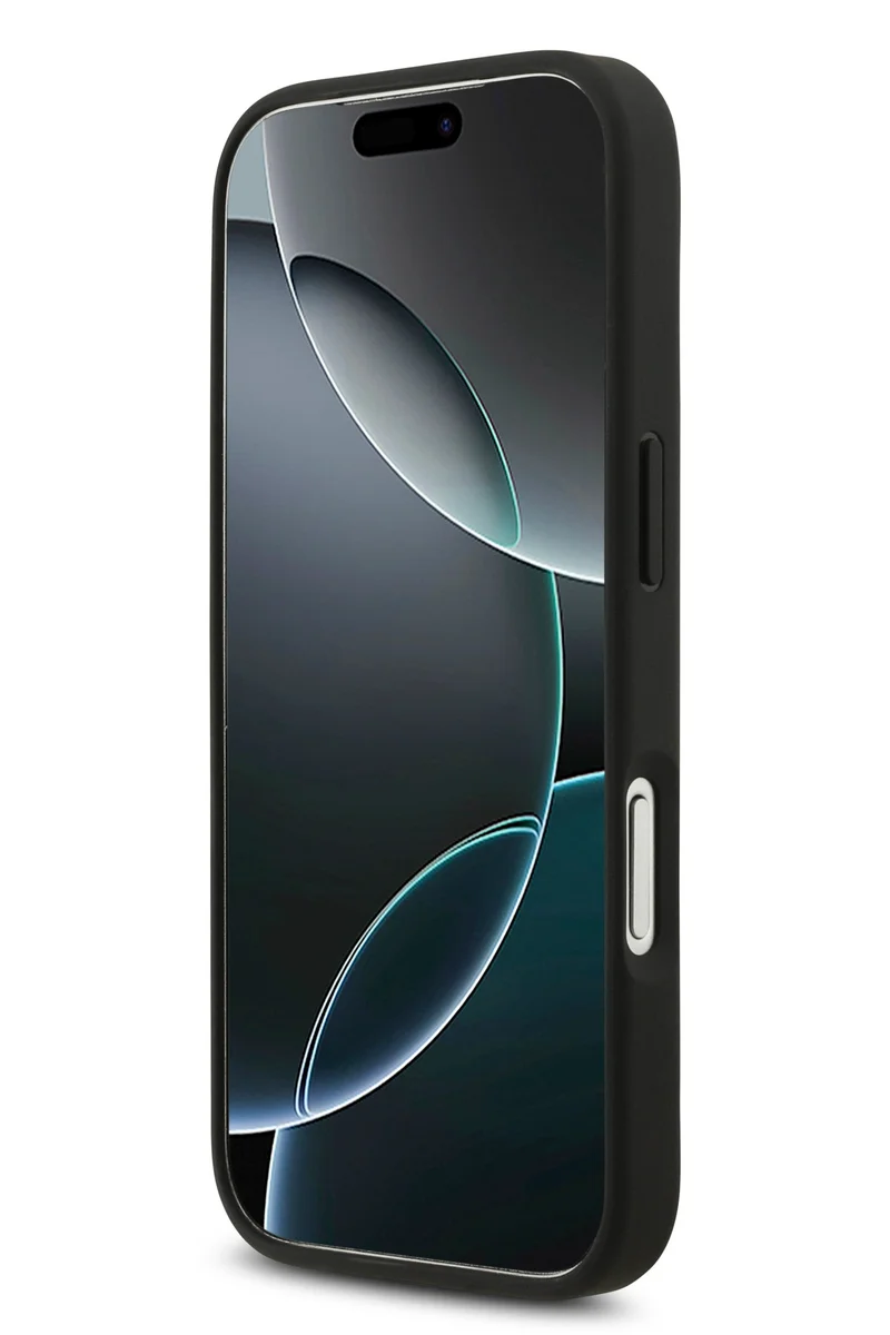 GUESS iPhone 17 Pro Case PU Leather With Big 4G & Classic Logo / Ultra Slim / lightweight design / Easy Installation - Black
