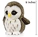Ice King Bear Wild Animal Small Stuffed Animals Zoo Family Plush Toy Owl 6 Inches - Image 4
