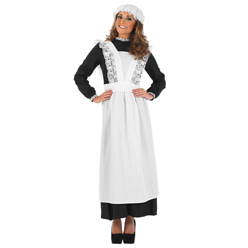 Fun Shack Victorian Maid Costume Women, Maid Fancy Dress, Victorian Costume Ladies, Victorian Fancy Dress Women's Small - Image 1