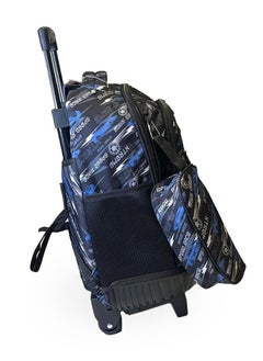 Generic nuzki Kids Backpack, Backpack, 18 Inch Trolley School Bag with Lunch Bag, 3 in 1 Backpack Set for Kids School Trolley Travel Bag  - Image 3