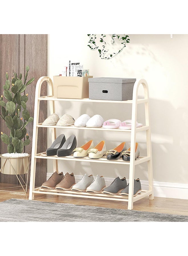 توريسيك رف أحذية على شكل حرف A رف أحذية قائم بذاته مكون من 4 طوابق - متين ومتين وقابل للتكديس لفترة طويلة للخزانة، رف أحذية معدني موفر للمساحة يتسع لـ 24 زوجًا، لتخزين الأحذية في الممر - Image 1