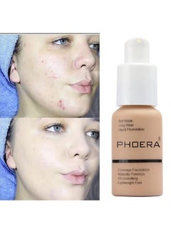 Phoera 2 Pack Flawless Soft Liquid Matte Foundation Durable Waterproof Oil Control Concealer 104 Buff Beige  - Image 4