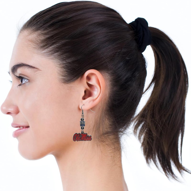 AGANS NCAA Unisex Euro Bead Earrings - Image 3