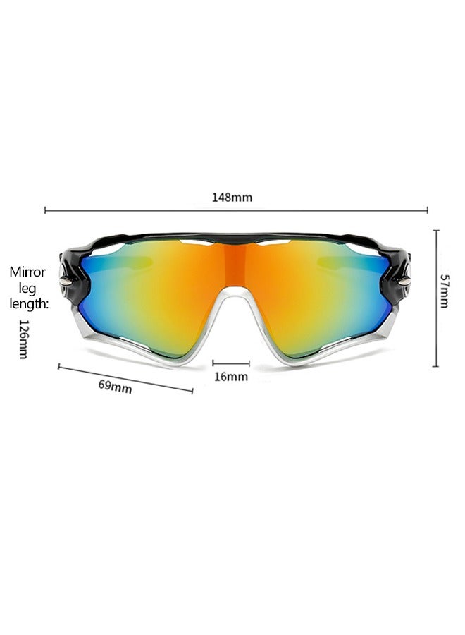 Ant Polarized Sports Sunglasses, UV Protection Sunglasses for Men and Women, Cycling Sunglasses Sport Glasses for Running Driving Golf Fishing Outdoor Activities - Image 3