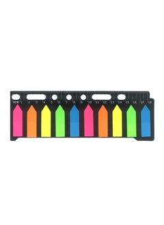 200-Piece Index Flag With Ruler Multicolour