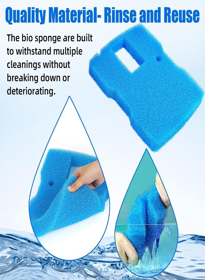 AQUANEAT Replacement Sponge Filter Pad Compatible with VIVOHOME 530/660 GPH or CUF-6000/6011 Pond Filter Pump Fountain (2pcs) - Image 4