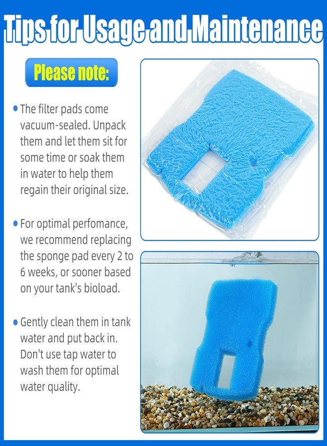 AQUANEAT Replacement Sponge Filter Pad Compatible with VIVOHOME 530/660 GPH or CUF-6000/6011 Pond Filter Pump Fountain (2pcs) - Image 5