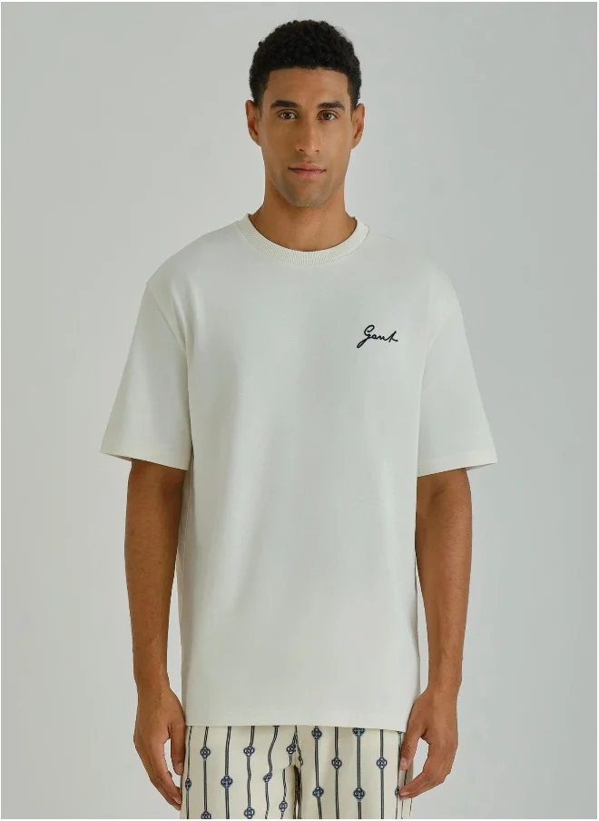 GANT Gant Ramadan Collection  Men's Eggshell Ramadan Short Sleeve T-Shirt