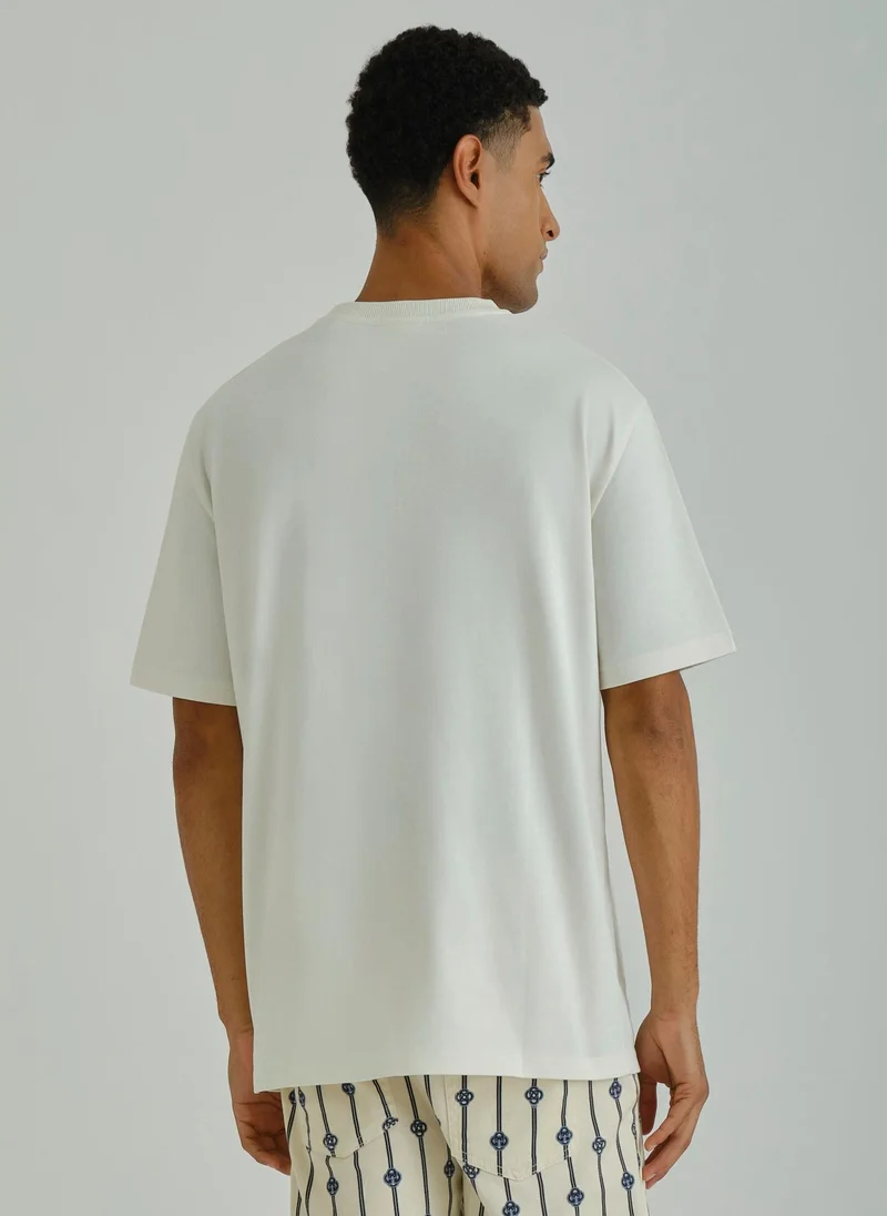 GANT Gant Ramadan Collection  Men's Eggshell Ramadan Short Sleeve T-Shirt