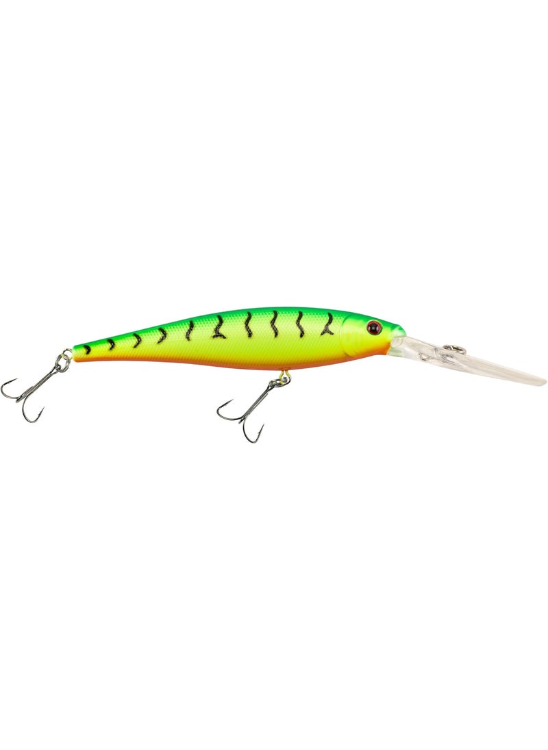 Berkley Berkley Flicker Minnow Fishing Lure Firetiger 12 oz 4 12in  11cm Crankbaits Realistic Minnow Profile Sharp Dive Curve Gets to Fish Quickly Equipped with Fusion19 Hook 