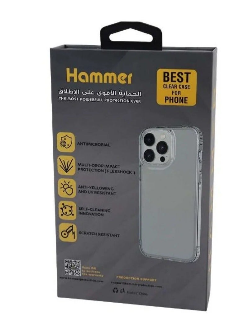 Hammer The clear Hammer Package for the iPhone 13 Pro offers complete protection, 14 in 1 aesthetics, and maximum safety and elegance. - Image 5