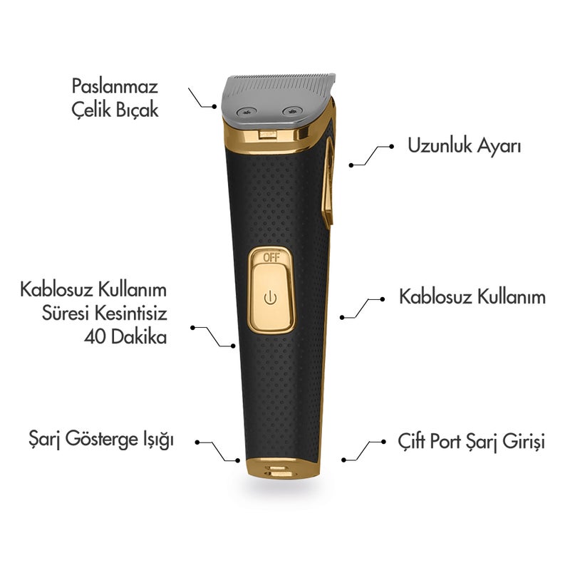 Goldmaster Ex-3108 Zenith Male Grooming Kit - Image 4