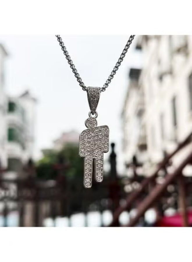 Billie Eilish 2 PCS Billie Eilish Necklace Pendant - Image 2