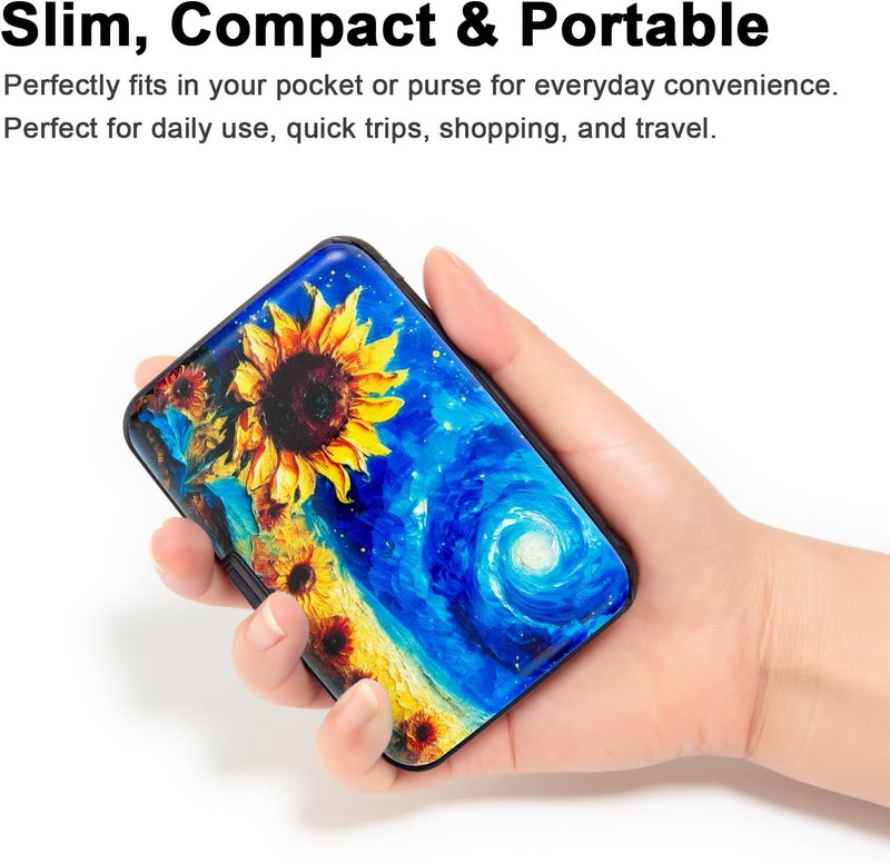 Kaabao Credit Card Holder Small RFID Blocking Wallet Business Metal Slim Mini Aluminum Hard Case for Women Men - Image 4