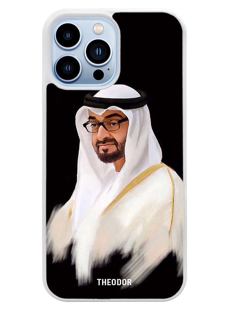 Theodor Protective Case Cover For APPLE IPHONE 14 Pro Sheikh Zayed(White Bumper) - Image 1