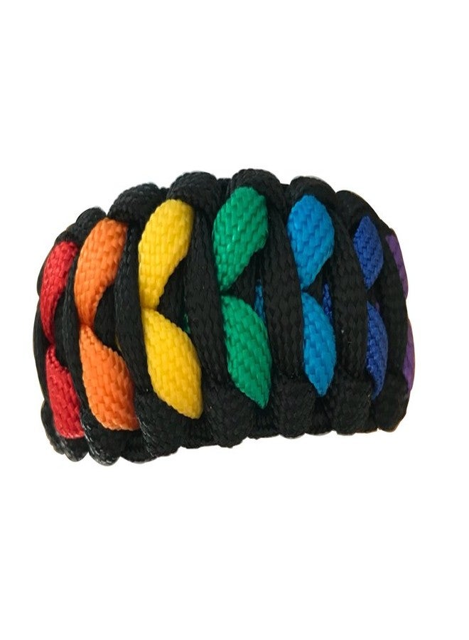 Infinity Collection - Rainbow LGBT Pride Braided Friendship String Bracelet for Gay & Lesbian LGBTQ Wristband Adjustable, Rainbow Bracelets for Women Men Parade, Gay Pride Paracord Accessories - Image 1