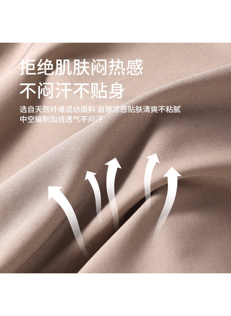 Generic - Seamless Ballet-Inspired Ladies Camisole with Built-in Bra cream white - Image 1