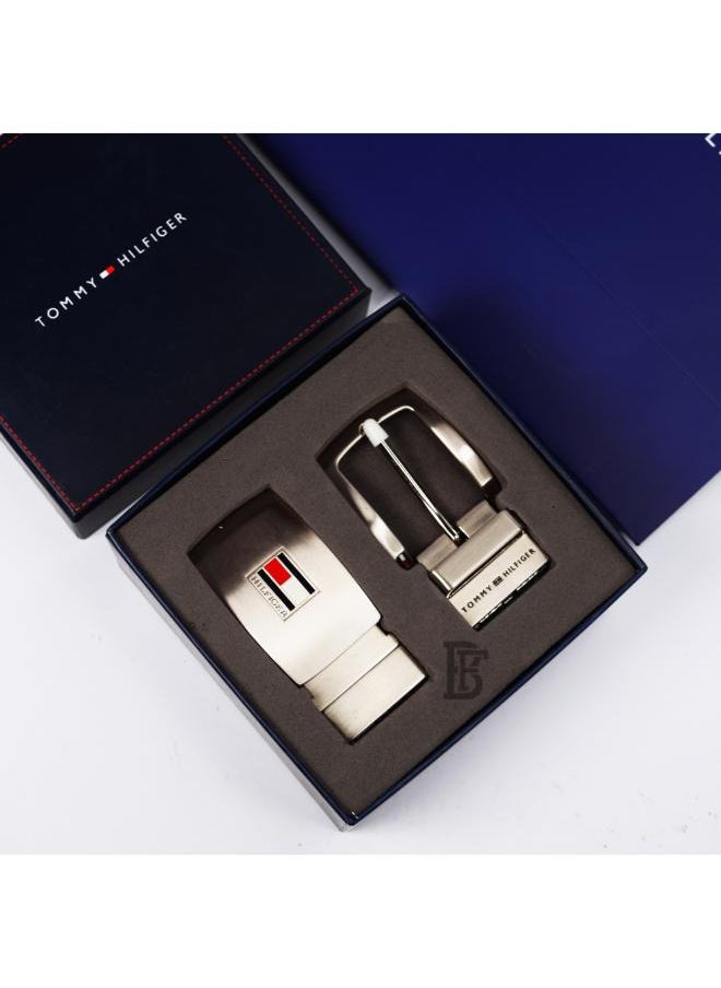 Tommy Hilfiger Plus Tommy Leather Belt For Men 
