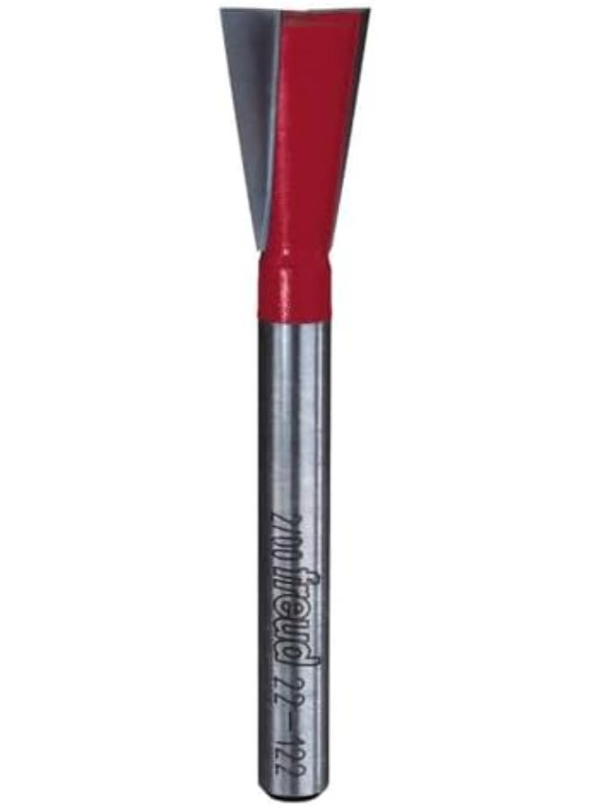 freud Freud 22-122: 1/2" (dia.) Dovetail Bit with 1/4" shank, 2-3/4" overall length  - Image 1