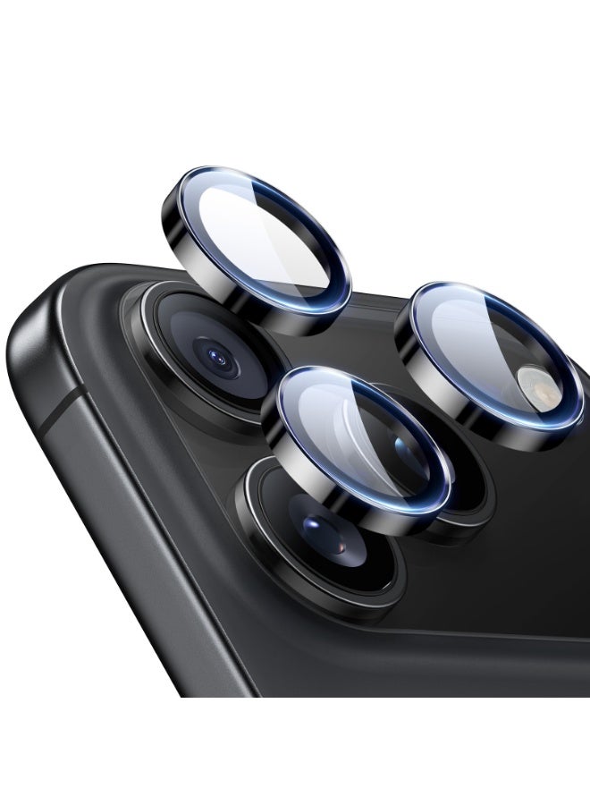 اي اس ار ESR Camera Lens Protector for iPhone 17 Pro Max/17 Pro/16 Pro Max/16 Pro/15 Pro Max/15 Pro/14 Pro Max/14 Pro, Ultra-tough HD Individual Lens Protectors, Ultra-thin Tempered Glass black - Image 1