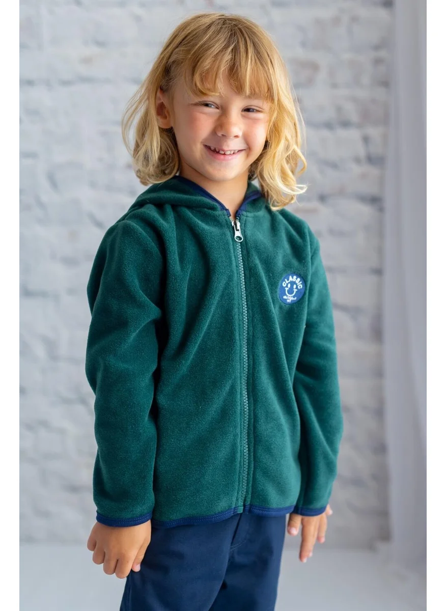 Zeyland Boys Zippered Polar Fleece Cardigan