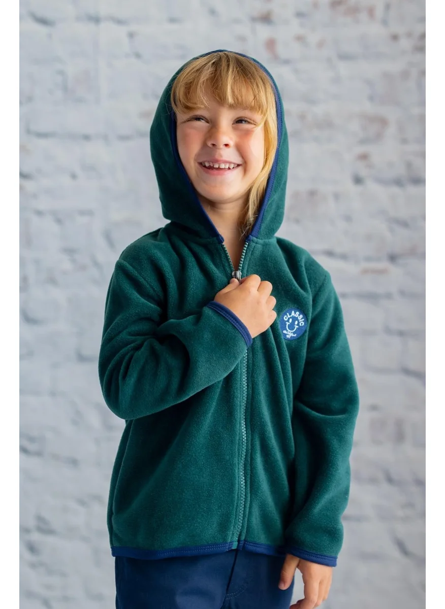 Zeyland Boys Zippered Polar Fleece Cardigan