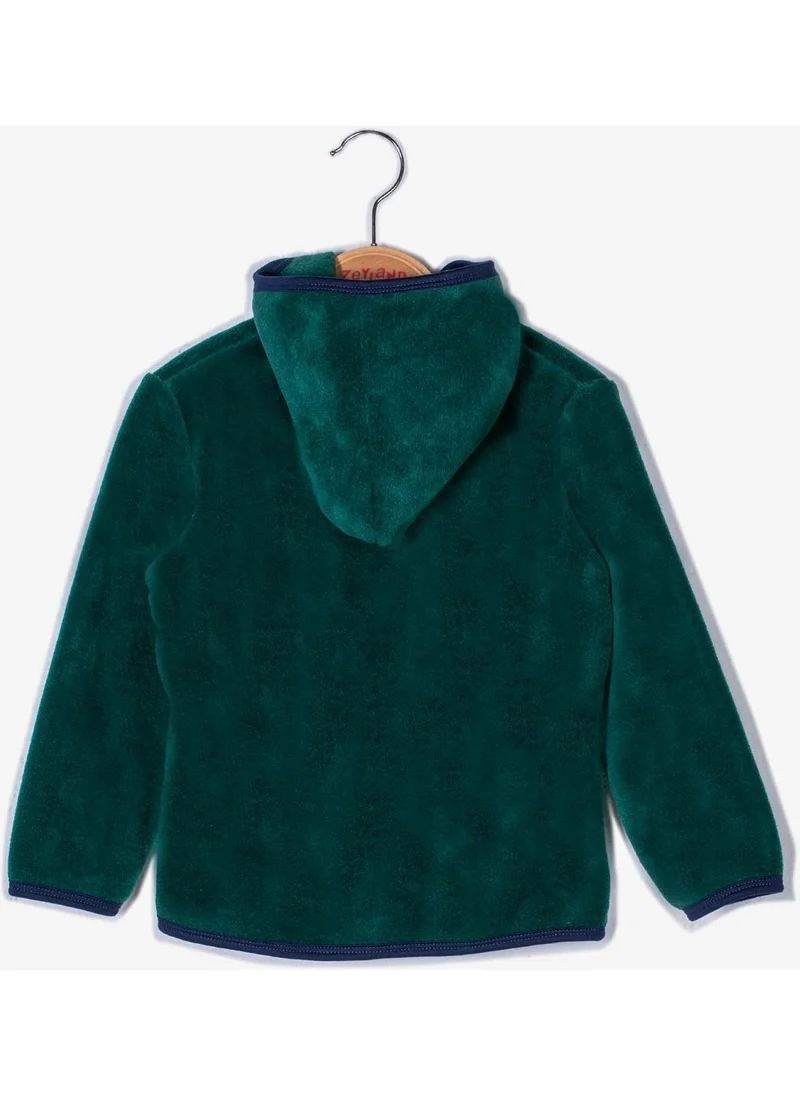 Zeyland Boys Zippered Polar Fleece Cardigan