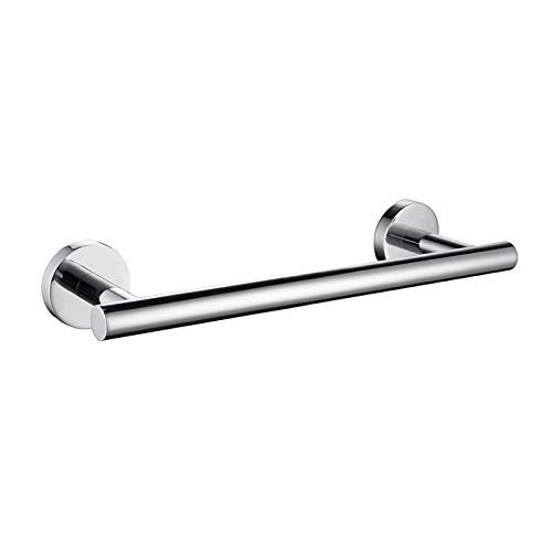 Nolimas Polished Chrome Bath Towel Bar Single Bars Towel Rack Rod Classic Wall Mounted Stainless Steel Bathroom Towel Bar Toilet Kitchen Towel Shelf Single Layer,9inch - Image 1