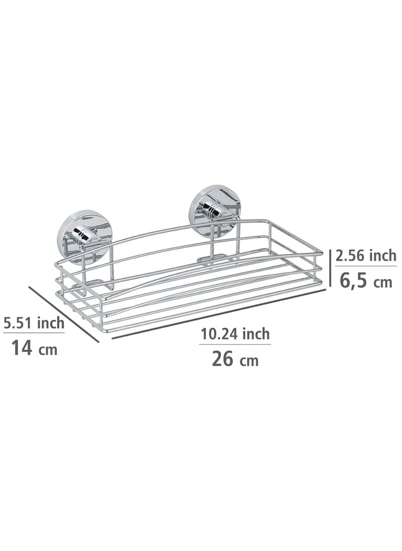 Wenko VacuumLoc Wall Shape Steel Wall Shelf Fixing Without Drilling, Metal Steel - pzsku/ZDC380D59BA846BF7407CZ/45/_/1703053663/fb2ffd56-35c7-4579-a851-2f36f420f07b