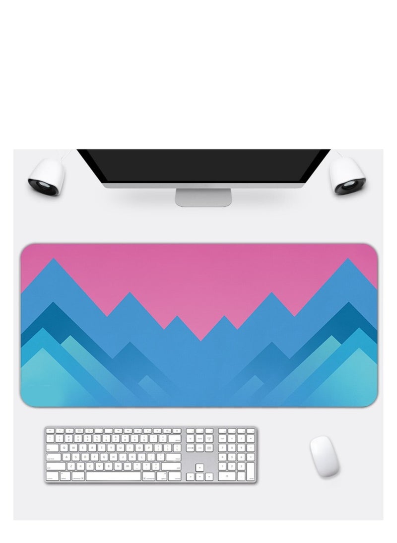 Gaming Mouse Pad,Extended Large Mat Desk Pad, Stitched Edges Mousepad, Long Non-Slip Rubber Base Mice Pad(31.5x11.8x0.12 Inch)