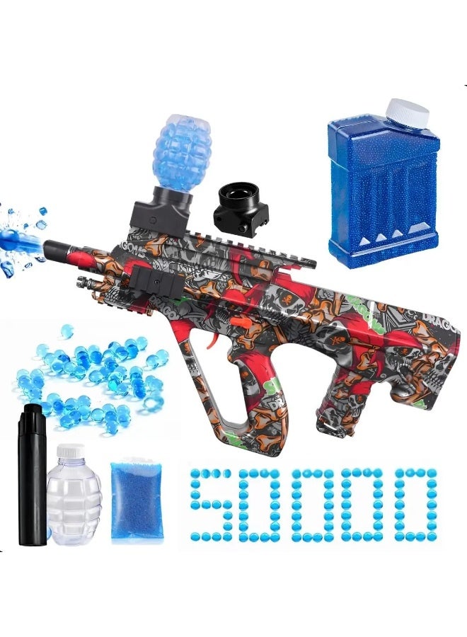Electric Gel Blaster Gun Toy with Automatic Water Ball Shooting - Outdoor Battle Toy for Kids 8-14 Years, Safe Eco-Friendly Gel Ball Blaster with Tactical Grip & Adjustable Range