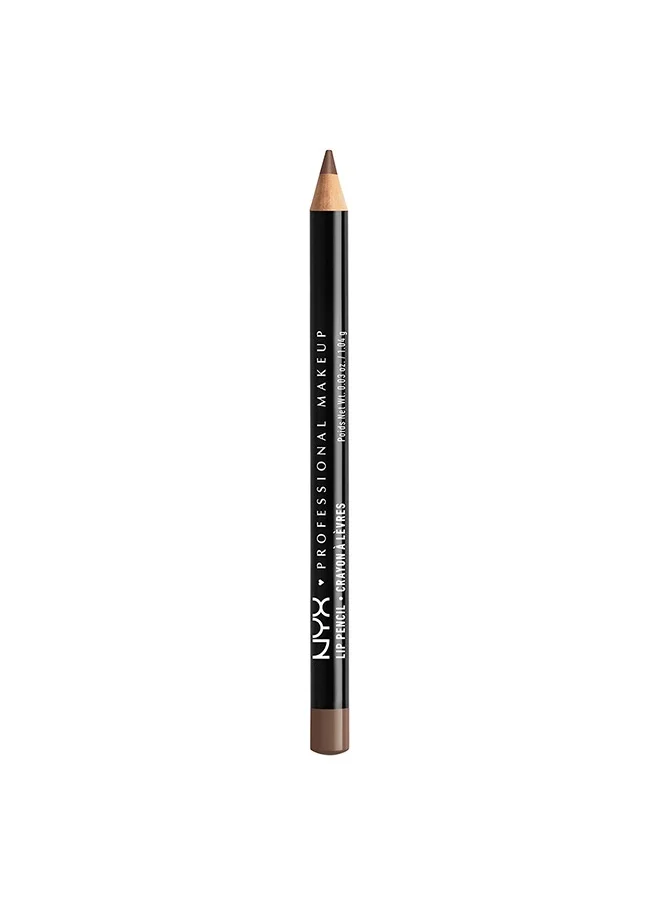 NYX PROFESSIONAL MAKEUP NYX Professional Makeup - Slim Lip Pencil  Espresso brown with green undertones