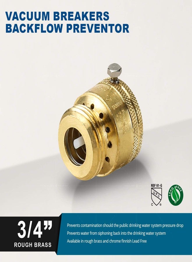 Everflow Midline Valve WC3400-OM Hose Bib Vacuum Breaker Backflow Preventor 3/4’’ FIP x MHT - Image 4