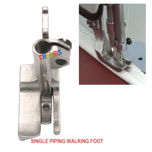 CKPSMS brand-6SET piping walking feet Compatible with/Replacement for CONSEWBrand 206RB 225 226R JUKI brand LU-562/563/1508 Single needle walking foot industrial machine(S32 1/8+3/16+1/4+5/16+3/8+1/2) - Image 5