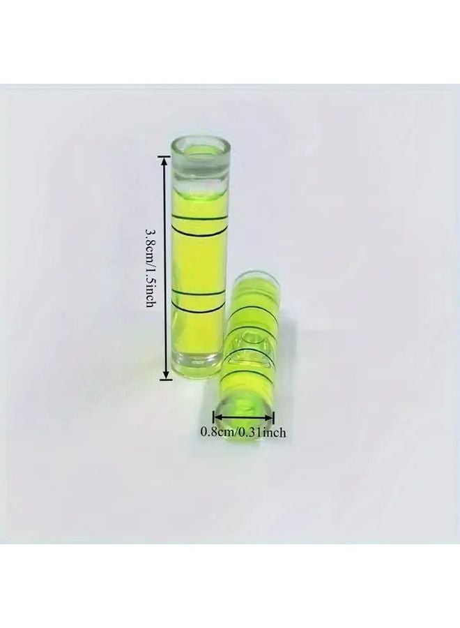 6pcs Green Spirit Level Set Household Bubble Levels for Picture Frames - Image 4