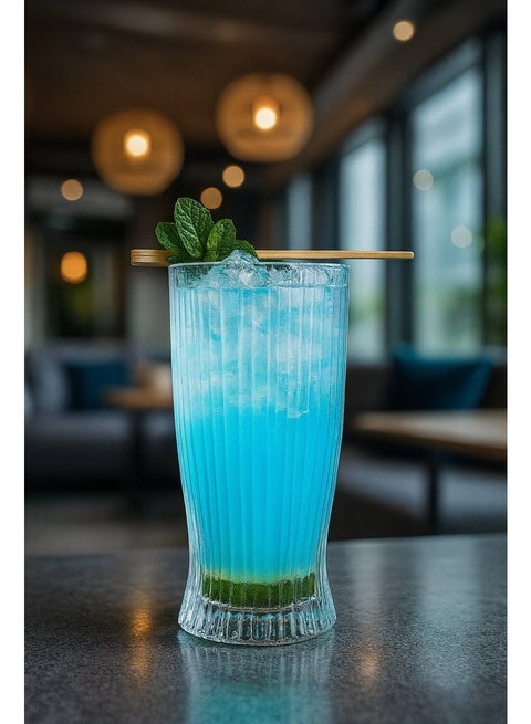 طقم أكواب عصير وماء ، 6 قطع