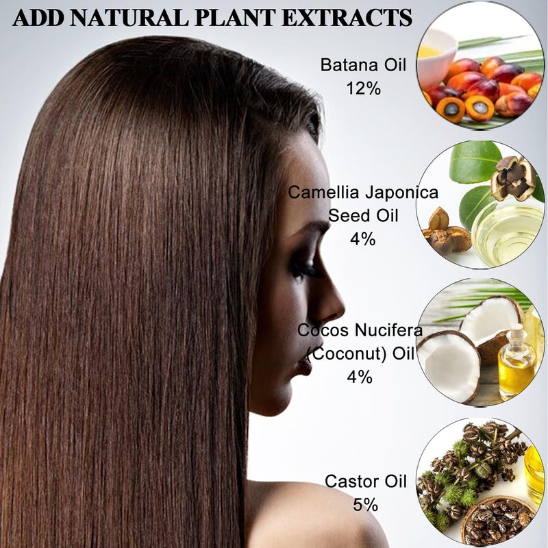 Mysense Batana Oil Hair Mask for Hair Growth and Deep Conditioning, Organic Hair Care with 12% Batana, 4.2oz - Image 3