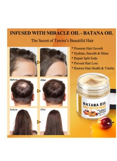 Mysense Mysense Batana Oil Hair Mask for Hair Growth and Deep Conditioning, Organic Hair Care with 12% Batana, 4.2oz  - Image 2
