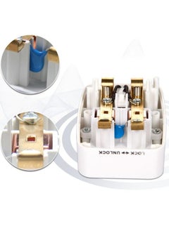 Plynox Universal Travel Adapter Multi Plug, All in One Electric Plug Power Socket Adapter Worldwide International Travel Wall Charger Converter EU UK US AU, Multi plug  - Image 4