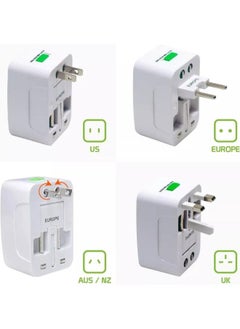 Plynox Universal Travel Adapter Multi Plug, All in One Electric Plug Power Socket Adapter Worldwide International Travel Wall Charger Converter EU UK US AU, Multi plug  - Image 5