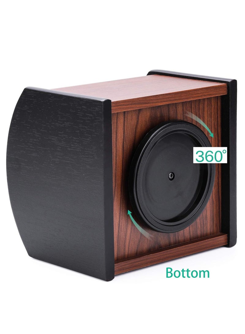 Wooden Remote Control Holder and Organizer - Multifunctional Desk Storage Box with 4 Compartments - Image 5