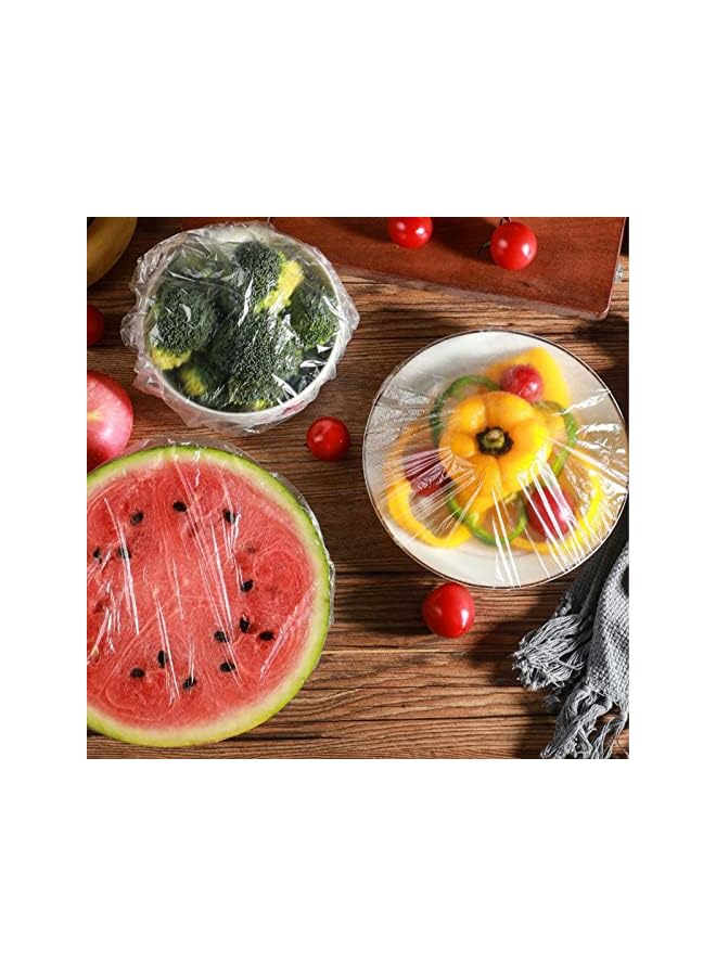 Zaboon Elastic Food Storage Covers For Bowls Reusable Food Leftover Covers Bowl Covers Elastic Plastic Food Covers Stretch Reusable For Family Outdoor Picnic - Image 4