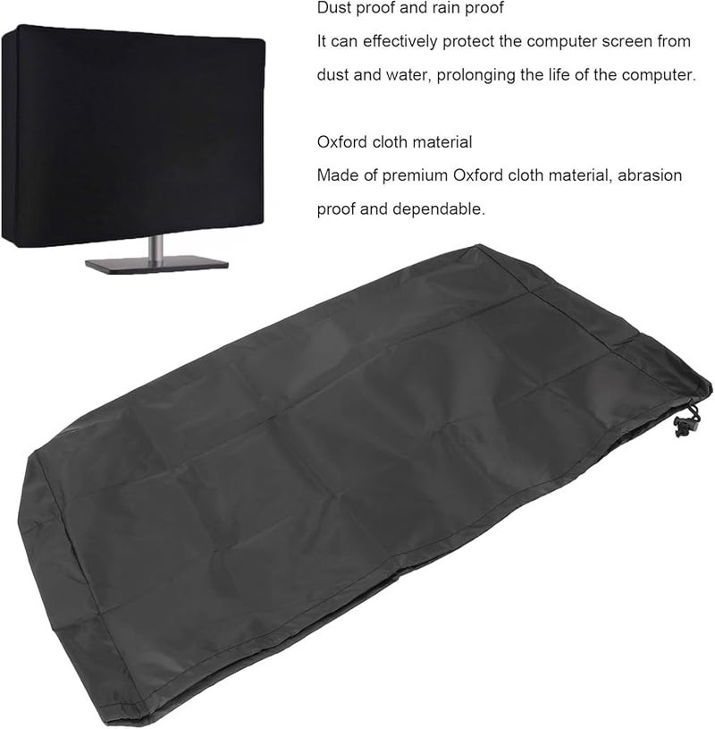 Oxford Fabric Monitor Dust Cover for 17 to 24 Inch Computer Screen Home Office Use - Image 3