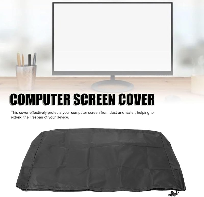 Oxford Fabric Monitor Dust Cover for 17 to 24 Inch Computer Screen Home Office Use - Image 4